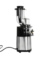 MegaChef Pro Stainless Steel Single Speed Slow Juicer