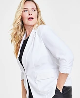 I.n.c. International Concepts Plus 3/4-Sleeve Blazer, Created for Macy's