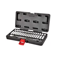 Powerbuilt 38 Piece 1/4 Inch Drive Tool Set with Sockets and Ratchet