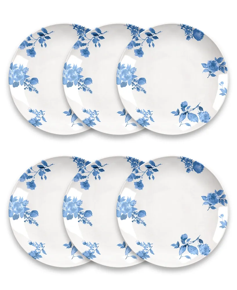 TarHong Cottage Floral Dinner Plate Set of 6