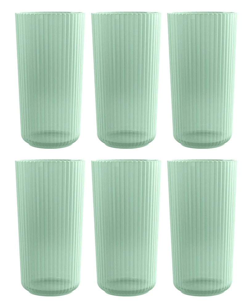 Abode Homewares Polypropylene Mesa Jumbo Set of 6