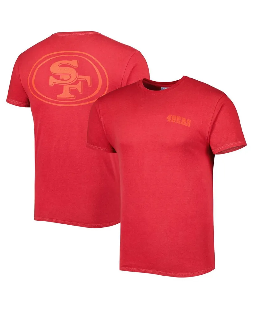 Men's '47 Brand Scarlet San Francisco 49ers Fast Track Tonal Highlight T-shirt