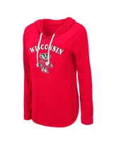 Colosseum Women's Wisconsin Badgers My Lover Long Sleeve Hoodie T-shirt