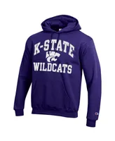 Men's Champion Purple Kansas State Wildcats High Motor Pullover Hoodie