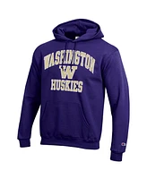 Men's Champion Purple Washington Huskies High Motor Pullover Hoodie