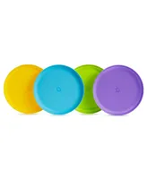 Munchkin Multi Color Toddler Stackable Plates, 8 Pack - Assorted Pre