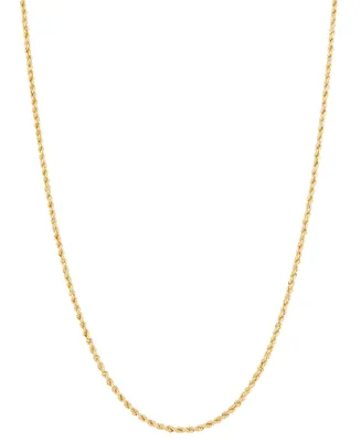 Children's Glitter Rope Chain in 14k Yellow Gold, 13"