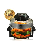 Megachef Multipurpose Countertop 14.25 Inch Halogen Oven Air Fryer