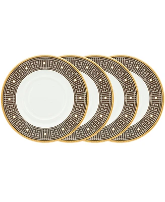 Noritake Infinity 4 Piece Saucer Set, Service for