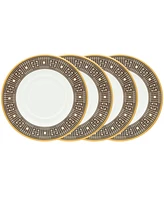 Noritake Infinity 4 Piece Saucer Set, Service for
