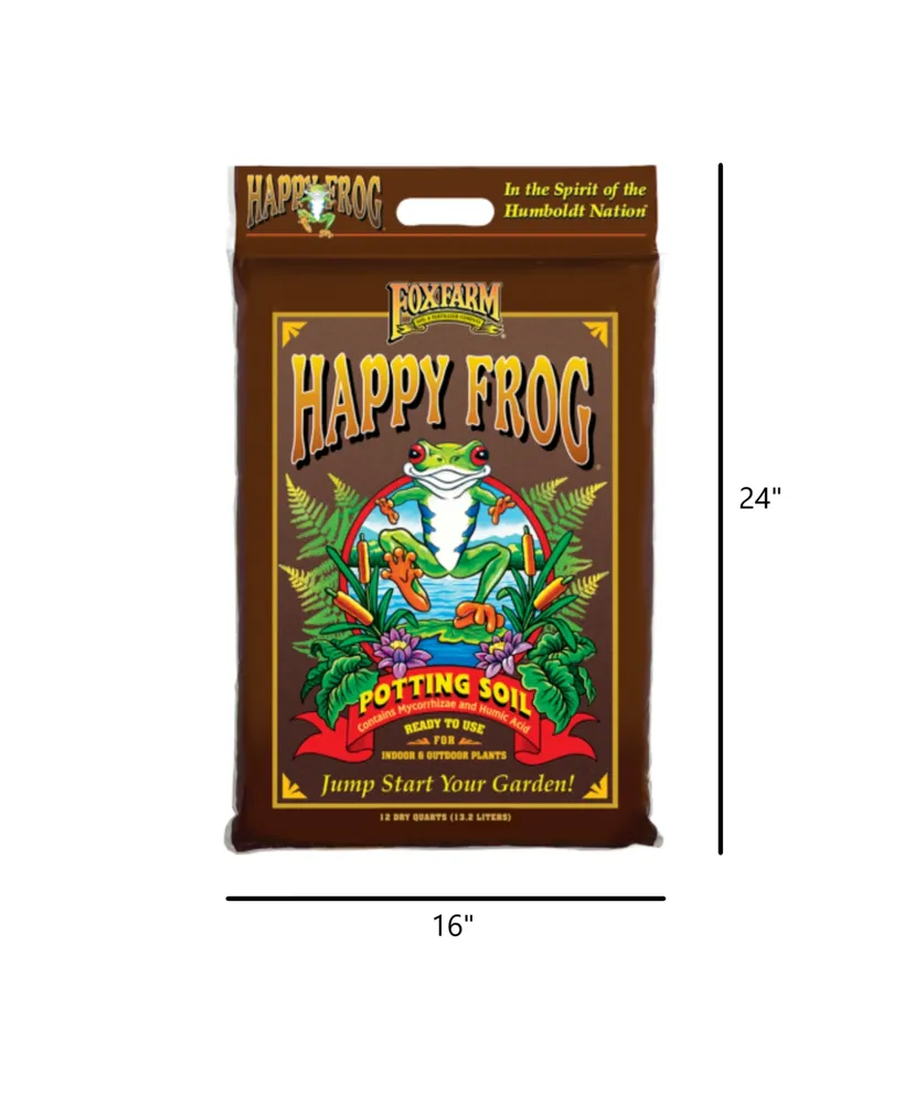 Fox Farm FX14047 Happy Frog Potting Soil, 2-Cubic Feet