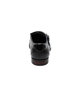 Stacy Adams Men's Karcher Plain Toe Monk Strap Slip-On Dress Shoes
