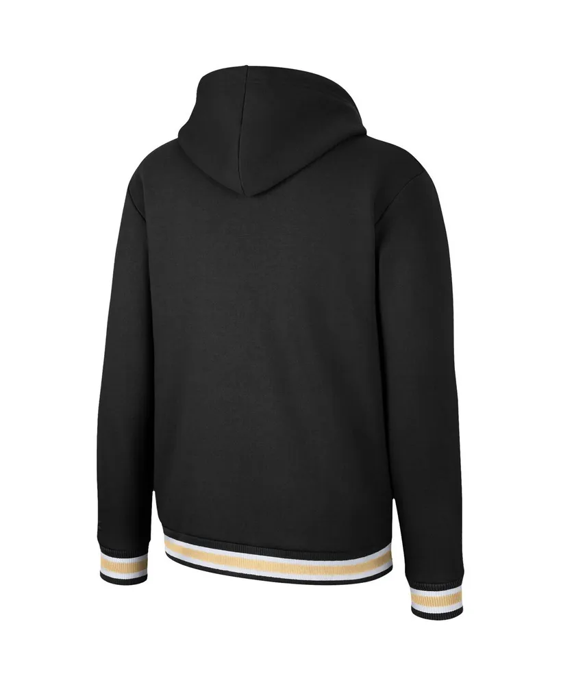 Men's Colosseum Black Army Knights Varsity Arch Pullover Hoodie