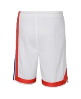 Big Boys Nike White Brooklyn Nets Hardwood Classics Swingman Shorts