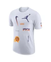 Men's Jordan White Phoenix Suns Courtside Statement Edition Max90 T-shirt