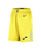 Men's Nike Gold Utah Jazz 2020/21 Association Edition Swingman Performance Shorts