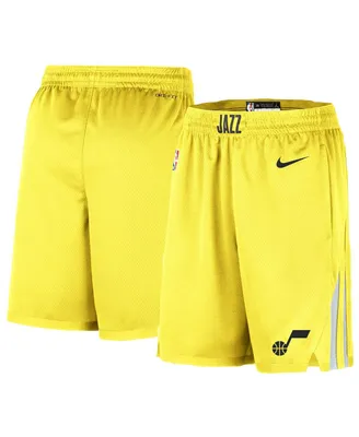 Men's Nike Gold Utah Jazz 2020/21 Association Edition Swingman Performance Shorts