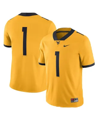 Men's Nike Gold West Virginia Mountaineers Alternate Game Jersey