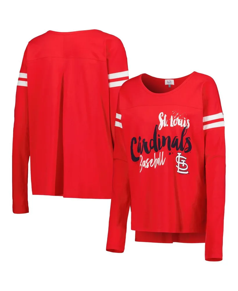 St. Louis Cardinals Touch Women's Formation Long Sleeve T-Shirt - Red