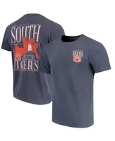 Men's Navy Auburn Tigers Welcome To The South Comfort Colors T-shirt