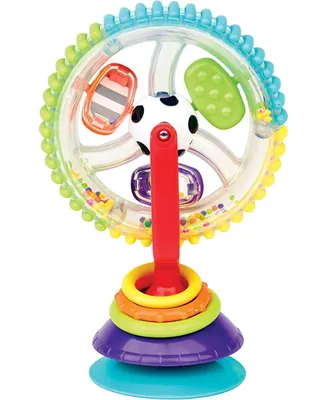 Sassy Wonder Wheel Activity Center Baby Toy, 6 Months plus - Assorted Pre