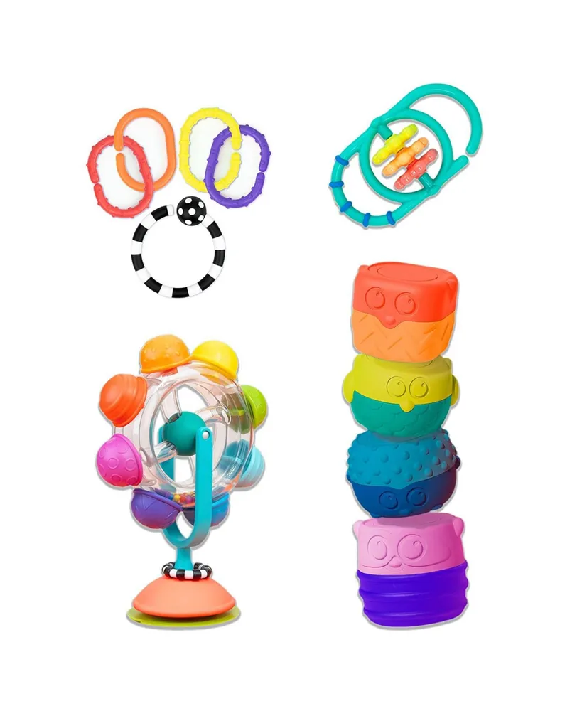 Sassy The Mover & Shaker Sensory Toy Gift Set, 7 Piece - Assorted Pre