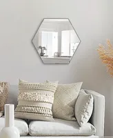 Hexagon Frameless Mirror, 24" x 28"