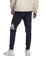 adidas Men's Essentials Single Jersey Tapered Badge of Sport Joggers