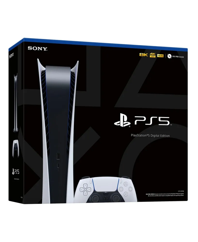 PS5 Digital Console w/ Extra Dualsense Controller & Dual Charging Dock