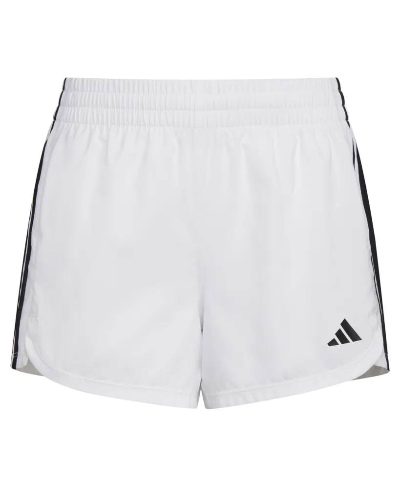 Adidas Big Girls Aeroready 3-Stripes Woven Pacer Color Active Shorts