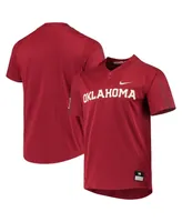 Men's and Women's Nike Crimson Oklahoma Sooners Replica Softball Jersey