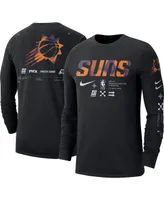 Men's Nike Black Phoenix Suns Essential Air Traffic Control Long Sleeve T-shirt