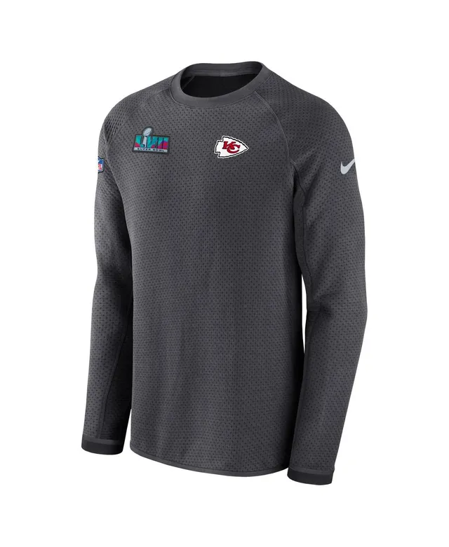 Nike Kansas City Chiefs No26 Damien Williams Anthracite Salute to Service Women's Stitched NFL Limited Therma Long Sleeve Jersey