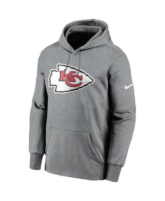 Men's Nike Red Kansas City Chiefs Sideline Athletic Stack Performance  Pullover Hoodie