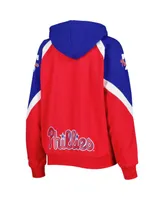 Women's Starter Red, Royal Philadelphia Phillies Hail Mary Full-Zip Hoodie