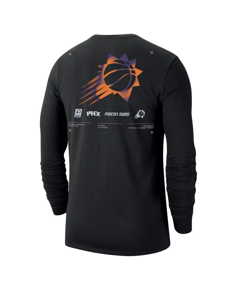 Men's Nike Black Phoenix Suns Essential Air Traffic Control Long Sleeve T-shirt