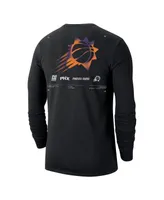 Men's Nike Black Phoenix Suns Essential Air Traffic Control Long Sleeve T-shirt
