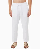 Cotton On Men's Linen Drawstring Pants