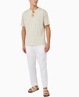 Cotton On Men's Linen Drawstring Pants