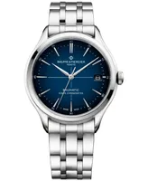 Baume & Mercier Men's Swiss Automatic Clifton Stainless Steel Bracelet Watch 40mm