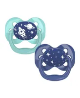 Advantage Symmetrical Pacifier, Blue, Pack