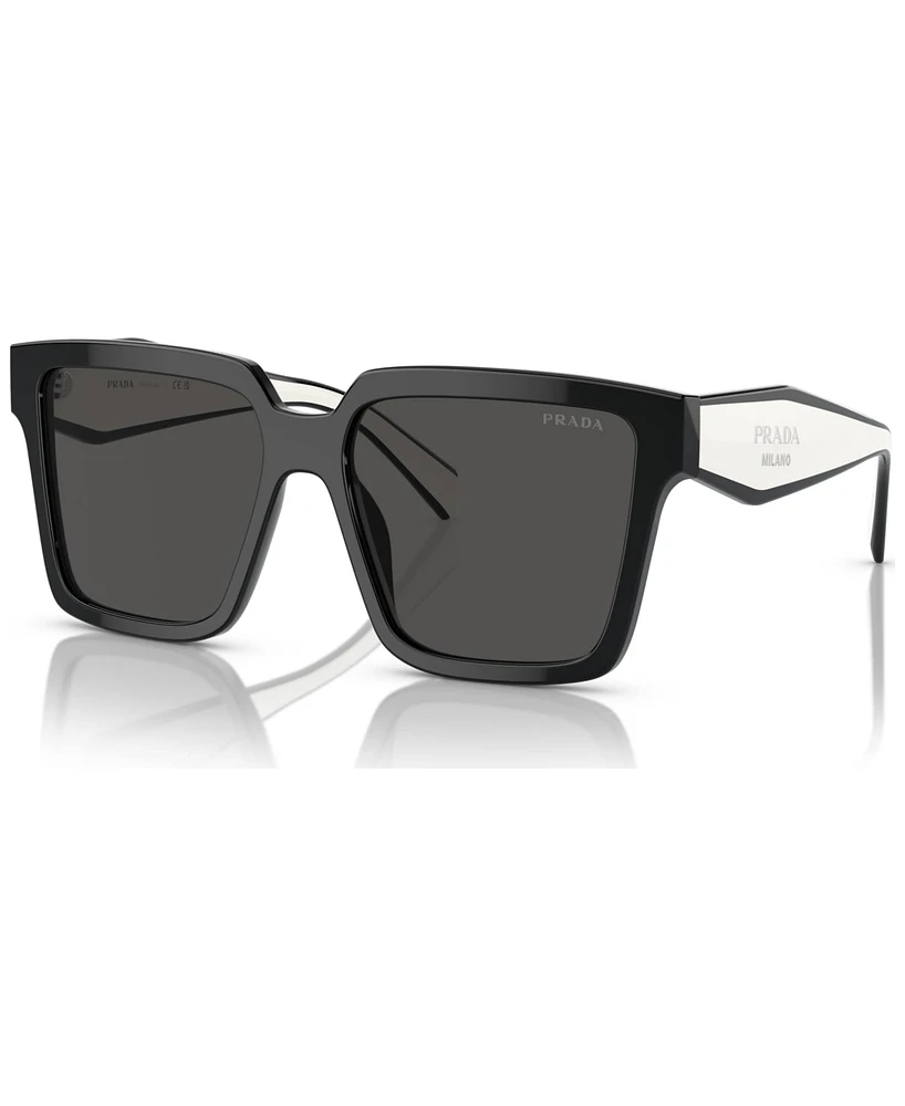 Prada Oversized Low Bridge Women's Sunglasses, Pr 24ZSF