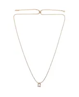 Ettika Minimal Glass 18K Gold Plated Adjustable Necklace