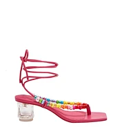 Katy Perry Women's The Cubie Bead Lace Up Sandals