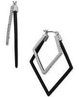 Karl Lagerfeld Paris Geometric Nested Hoop Earrings