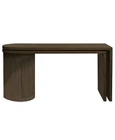 Rafferty 128" Wood 360 Degrees Swivel Desk