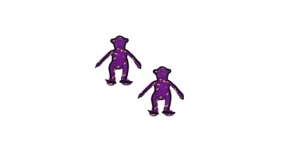 Tuffy Jr Zoo Monkey, 2-Pack Dog Toys