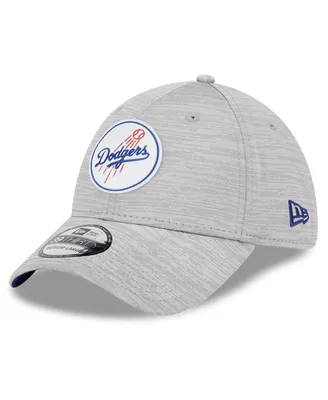 Men's New Era Gray Los Angeles Dodgers 2023 Clubhouse 39THIRTY Flex Hat
