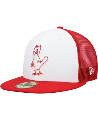 Men's New Era Red and White St. Louis Cardinals 2023 On-Field Batting Practice 59FIFTY Fitted Hat