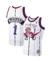 Men's Mitchell & Ness Tracy McGrady White Toronto Raptors 1998-99 Hardwood Classics Swingman Player Jersey